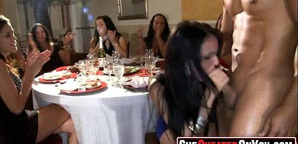  14 Milfs take loads in the face at secret sex party 16